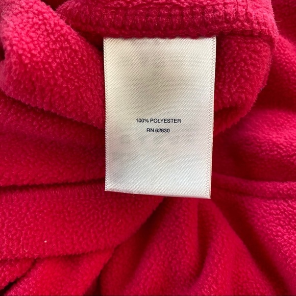Lands’ End Pink 3/4 Zip Fleece - Picture 6 of 6
